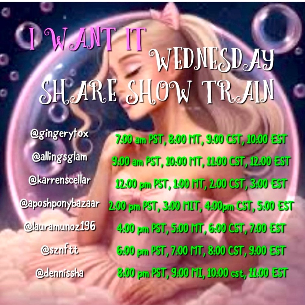 🦊EVERY WEDNESDAY🦊 10-12 EST | I Want It Wednesday Share Show Train
